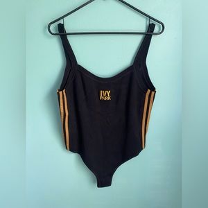 Adidas Black and Gold Bodysuit